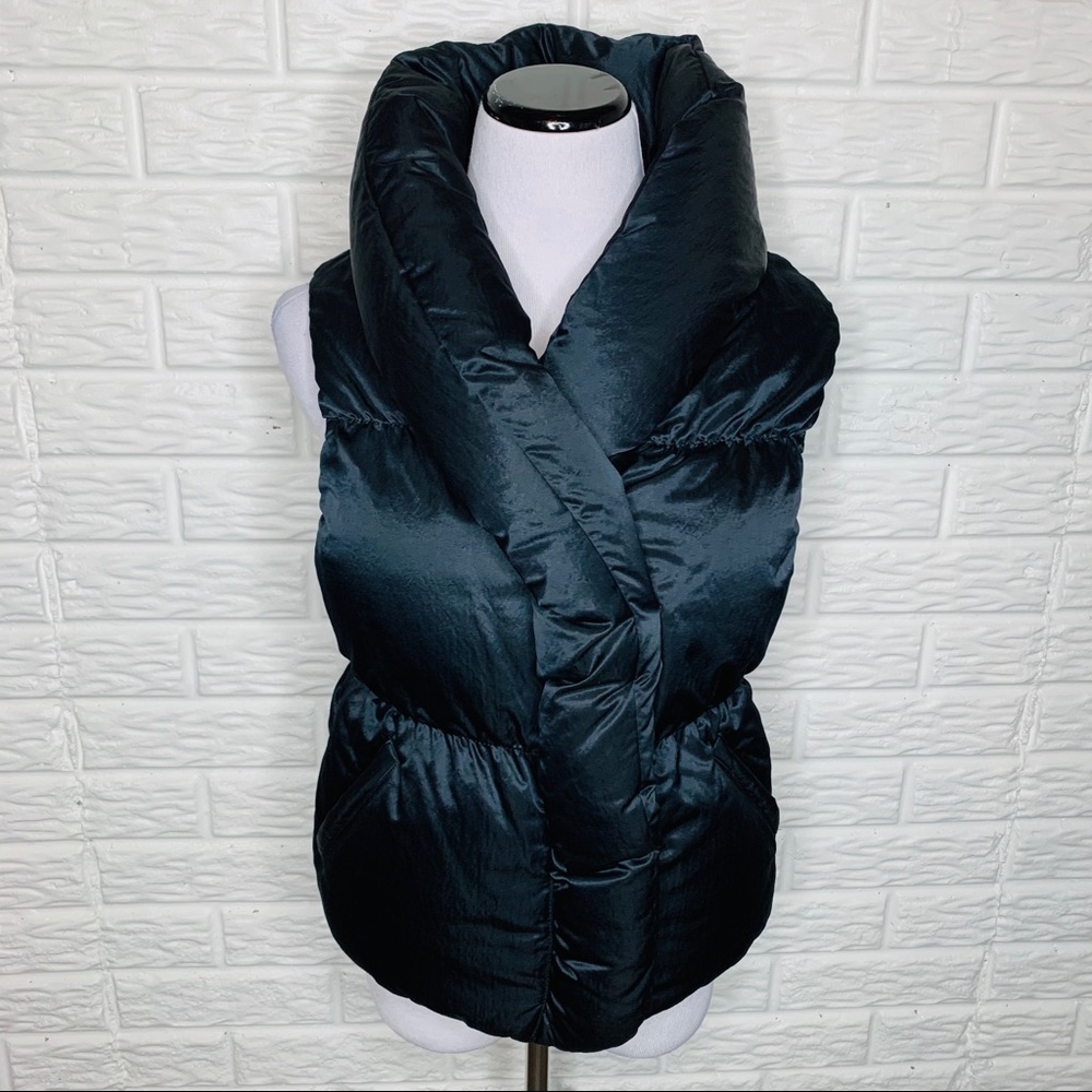 ALL SAINTS Womens Down Feather Black Roche Gilet